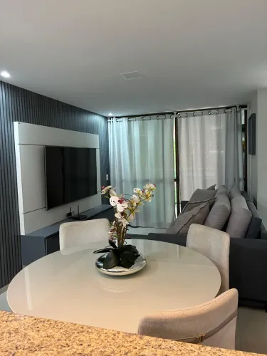 Aluguel na beira mar de Cabo Branco, mobiliado