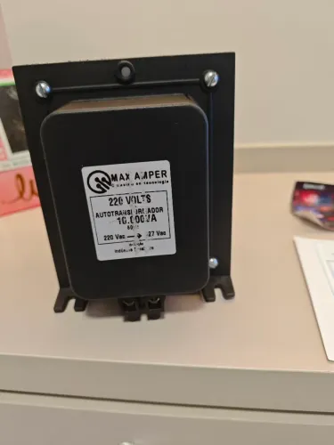 Auto Transformador 10000va Max Amper Bivolt 110-220/220-110 Bivolt Conversor 10kva