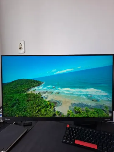 Monitor Samsung odyssey g5 144hz (com braço articulado)