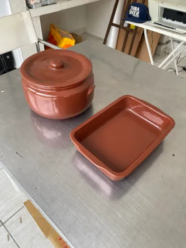 Panela caçarola e refratário para feijoada ! Novo!