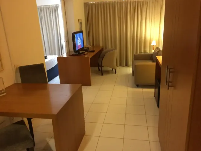 Flat para aluguel possui 41 metros quadrados com 1 quarto