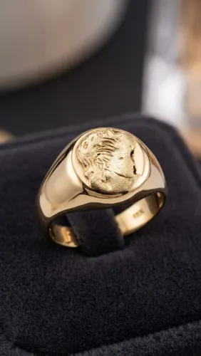 ANEL DE OURO 18K