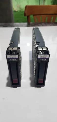 Par de Gavetas Hot-Swap HP ProLiant 3.5" SAS - Spare 376595-001 - Originais
