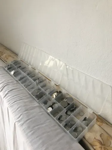 Moedas antigas Cruzeiro e Cruzado