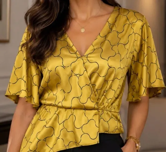 Blusa de cetim em Fortaleza 