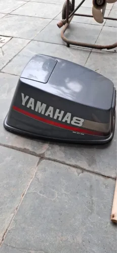Motor de popa Yamaha 8 Hp 2t igual a novo - relíquia