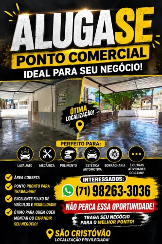 ALUGA-SE ESPAÇO COMERCIAL