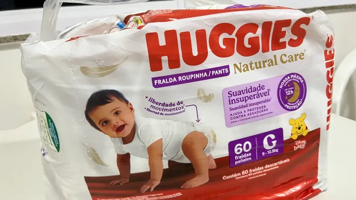 Fralda descartável Huggies G 