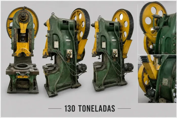 Prensa de 130 toneladas perfeita revisada