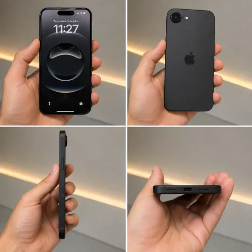 Vendo iPhone 16e menos de 4 meses de uso sem marca e tudo 100%