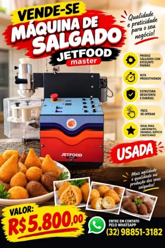 Maquina de salgados
