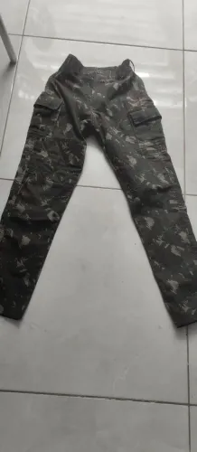 Calça militar rajada infantil