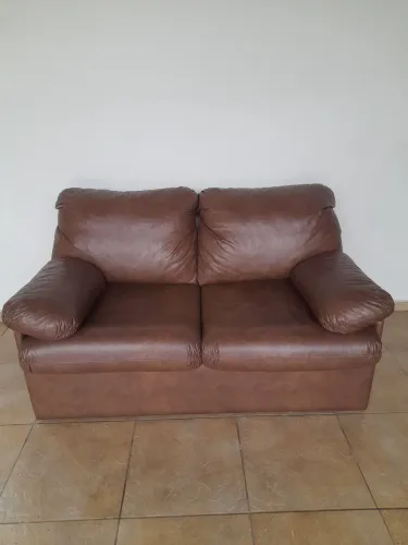 Sofá-cama casal Herval marrom