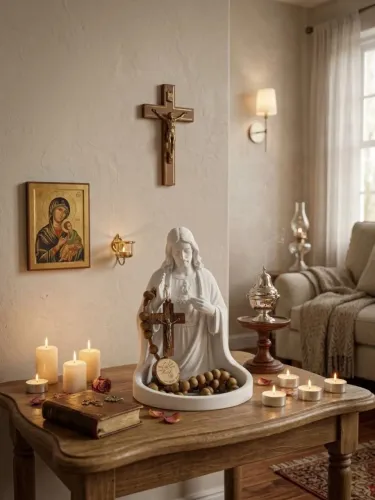 Jesus Cristo Sagrado Coração - Porta Terço