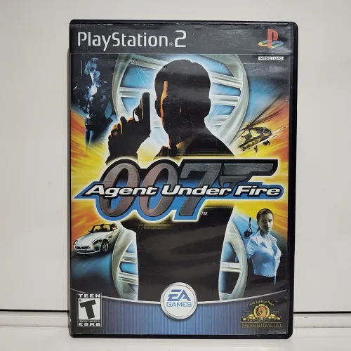 007 Agent Under Fire PS2 Original Americano Completo Black Label Jogo CIB Playstation 2