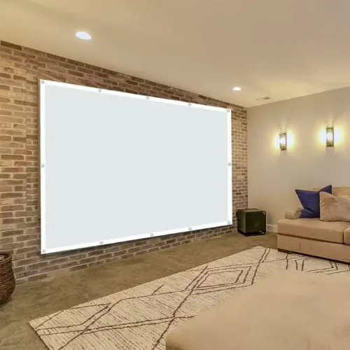 TELÃO 4K COM 100 POLEGADAS SERVE PRA QUALQUER TIPO DE PROJETOR IDEAL PARA O HY300 E HY320