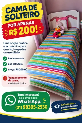 Cama Solteiro