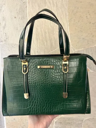 Bolsa Chenson Verde Croco