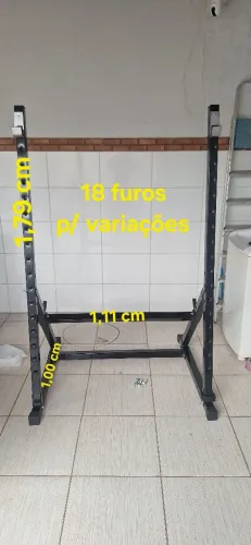 Suporte de barra para Exercícios Físicos. 
