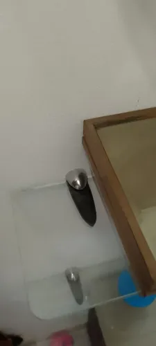 Estante de vidro
