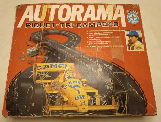 Autorama Estrela Conjunto Piquet Tri-Campeão 