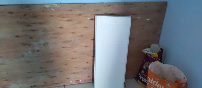 Sobra de material de construção 