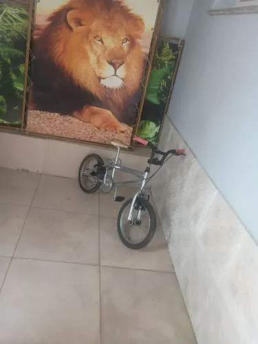 Bicicleta Caloi reforçada.