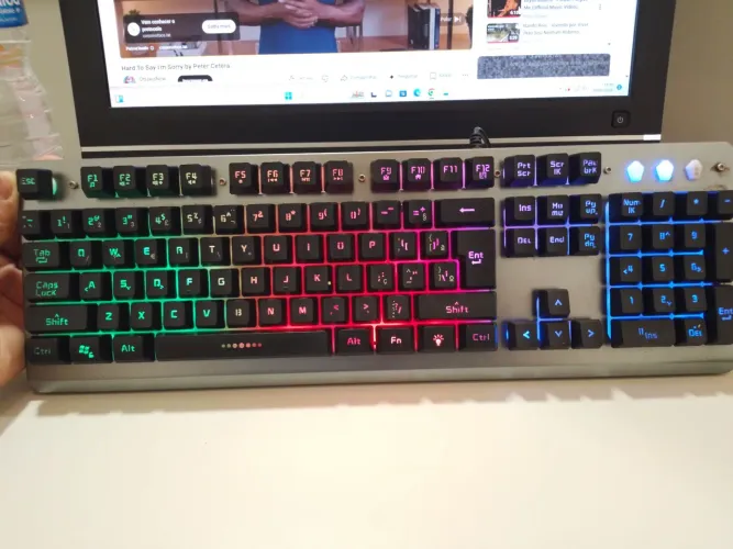 Teclado caminhão USB kp2040 104 teclas