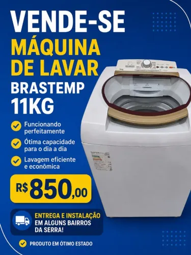 Maquina de lavar Brastemp 11kg - Entrego