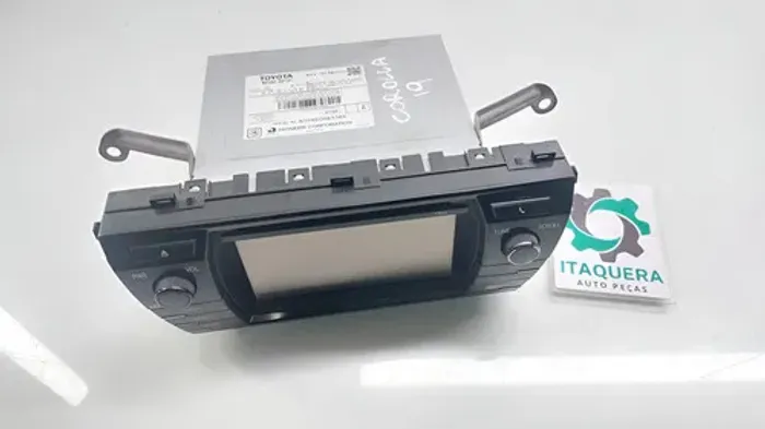 Multimidia Central Tela Toyota Corolla Ano 2017 2018 Preto