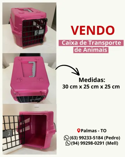 Vendo Caixa de Transporte de Animais