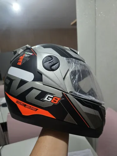 Capacete Pro Tork Evolution G8 EVO número 60 - novo, na caixa e com nota fiscal