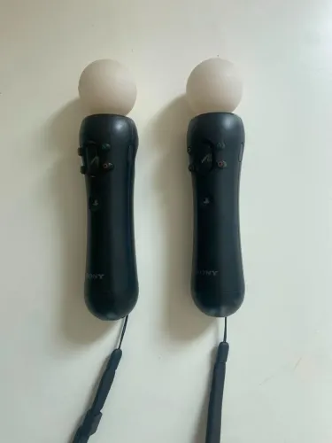 Par de Controles PlayStation Move Original Sony - PS3 e PS4 - 2 Unidades!