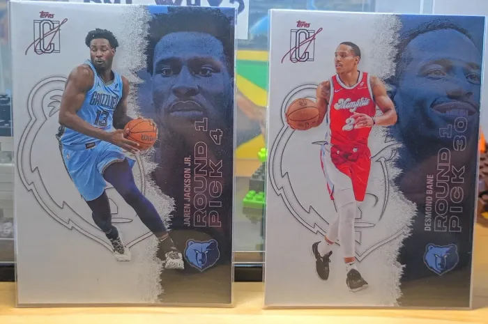 lote 4 cards nba topps memphis grizzlies