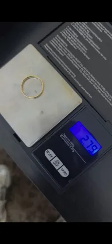 Aliança ouro 18k