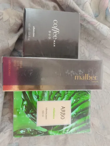 3 perfumes do Boticário 