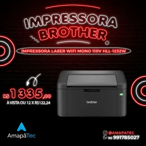 IMPRESSORA LASER MONO 1232W BROTHER