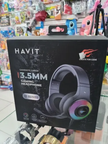 Fone  gamer com led 