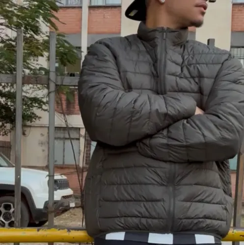 jaqueta puffer regular hering original