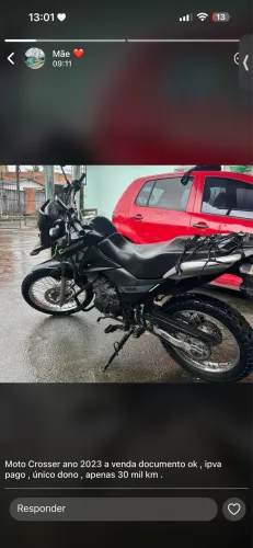 Vende-se Moto Yamaha Crosser 150