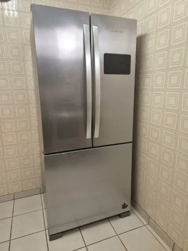 Geladeira Brastemp French Door inox BRO85AK 554 L