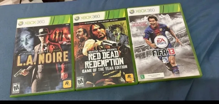Vendo 3 jogos de Xbox 360 originais, preço tá bom para os 3 jogos juntos