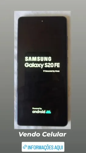 Vendo celular Samsung S20 FE 128gb 5G tela impecável e capinha incolor incluída