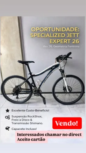 Bicicleta Specialized Jett Expert 26