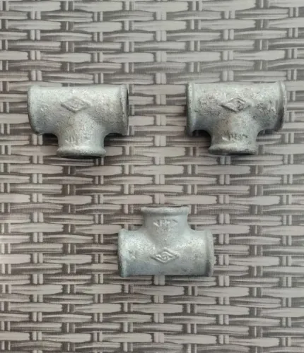 Teê Galvanizado de 1/2"- 3unidades