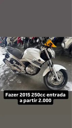 Fazer 2015 250cc entrada a partir 1.000