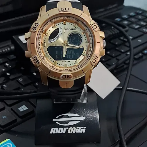 Relogio mormaii ana dige borracha mo03691/8D