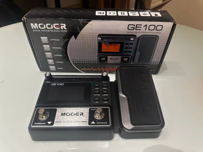 Pedaleira Mooer GE100 Multi-Efeitos para Guitarra
