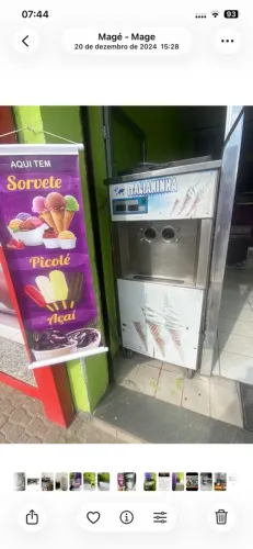Máquina de sorvete expresso italianinha