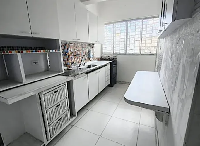 Apartamento com 2 dormitórios para alugar, 75 m² - Encruzilhada - Santos/SP